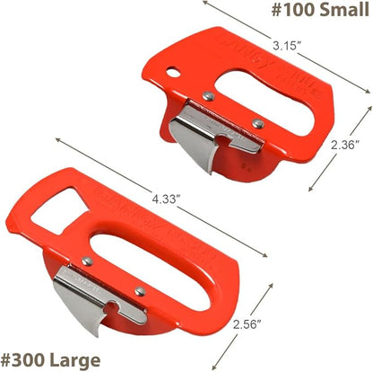 GANGY 2 in 1 Can Opener and Bottle Opener Made in Japan Steel Body with Stainless Steel Blade Compact Easy to Use Kitchen Tool (#100 Small)