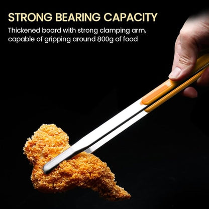 4pcs Stainless Steel Kitchen Tongs, Serving Tongs for Cooking, Non-Slip Easy Grip Handle Food Tongs, for Cooking, Camping BBQ, Serving, Heat Resistant, Food Grade Tongs - Image 9