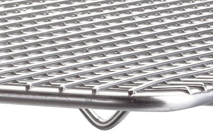 Winco Pan Grate, 8-Inch by 10-Inch,Chrome, Half Size - Image 2