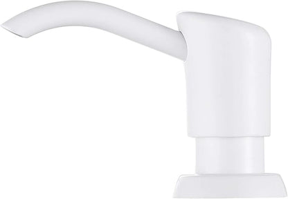 GAGALIFE Soap Dispenser for Kitchen Sink, Kitchen Sink Soap Dispenser with 17 Ounce Large Pet Soap Bottle, in Sink Soap Dispenser Refill from The Top, White by GAGALIFE