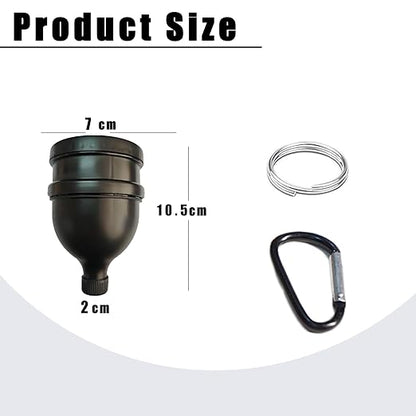 Protein Powder Container to Go - Mini with Keychain and Keyring for Water Bottles & Shakers(150ml) - Image 2