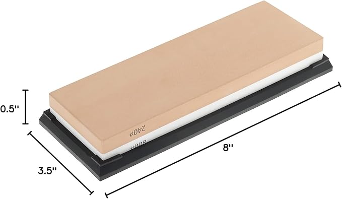 Mercer Culinary Premium Sharpening Stone 240/800 Grit