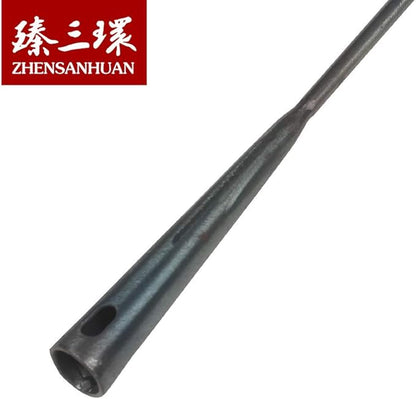 ZhenSanHuan Chinese Traditional HandMade Iron Ladle Wok Tool Set,Long wok utensils (Ladle, 40CM/15.7'')