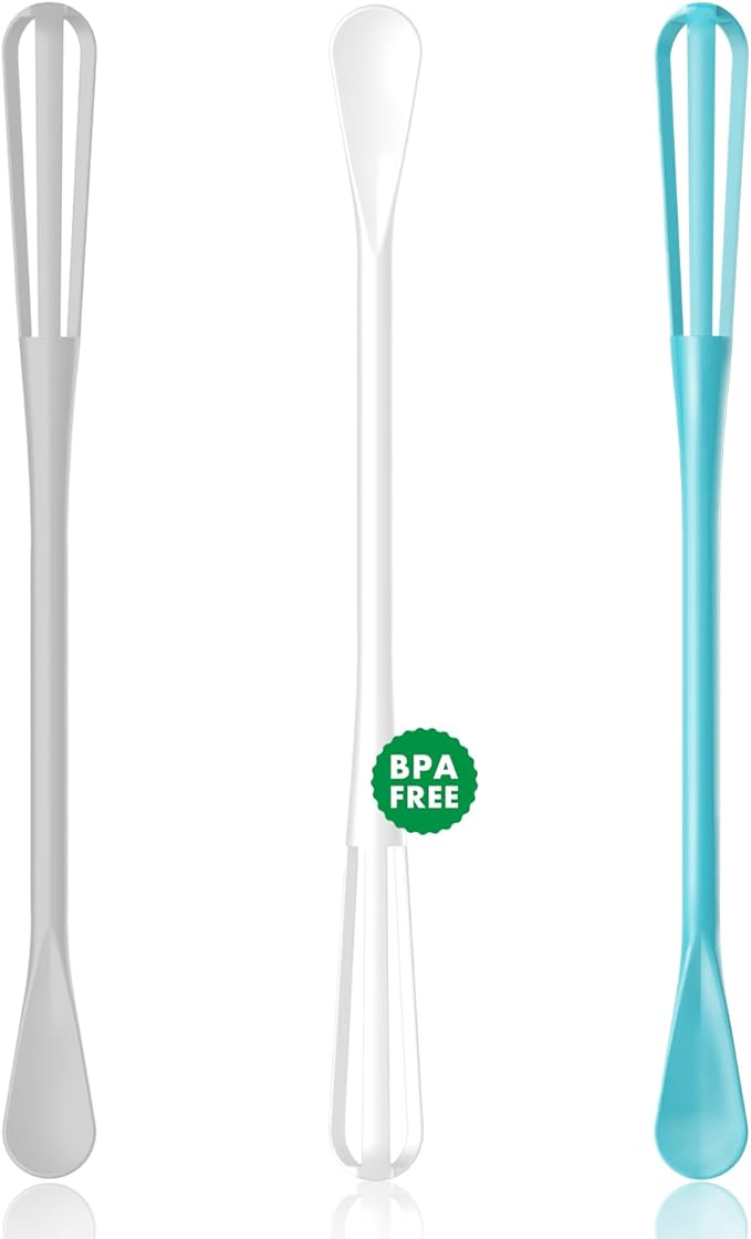 OYV Scandinavian Modern Colors Mini Whisk Set, 8.5 in Mini Whisks for Cooking, 3 Pieces Small Wisk For Whisking, Beating, Blending Ingredients, Mixing Sauces, BPA Free Tiny Whisk by OYV