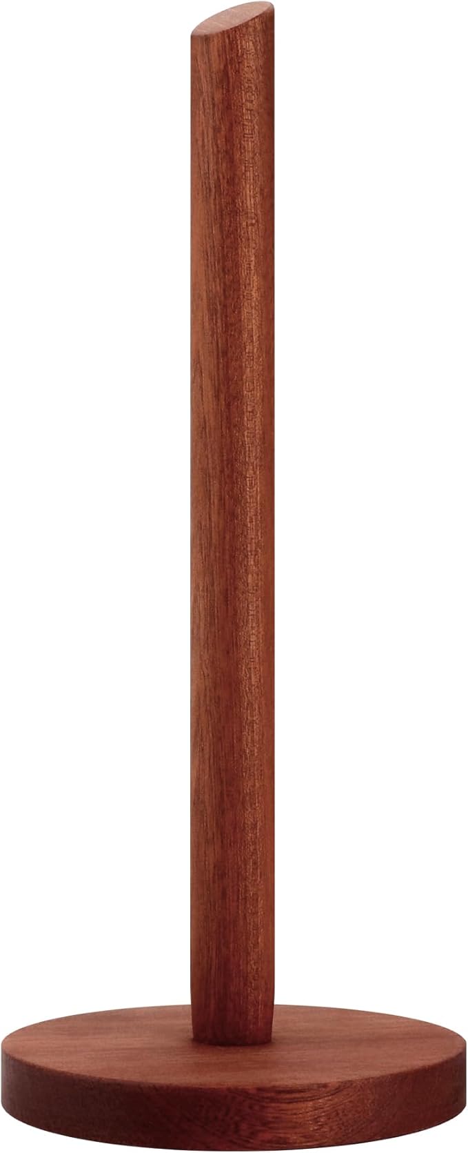 Kaishun Wooden Paper Towel Holder Countertop - Solid Ebony Paper Towel Dispenser Stand, Walnut