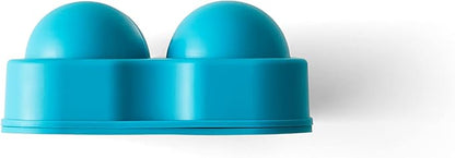 Houdini Large Sphere Ice Tray Mold, Makes Four Ice Balls, Blue - Image 3