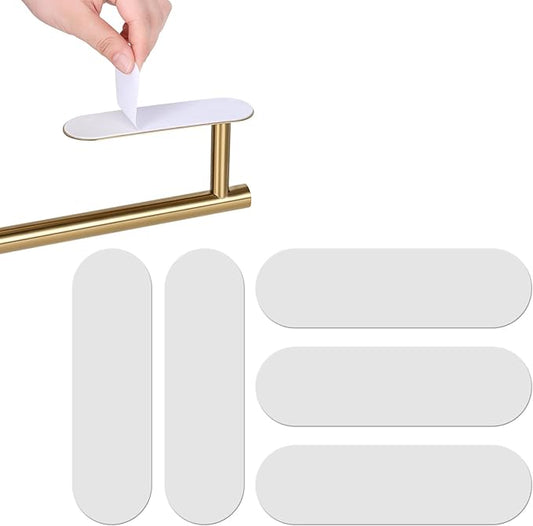 5-Pack Self-Adhesive Replacement Strips for Under-Cabinet Paper Towel Holders, 5.65 x 1.7 inches