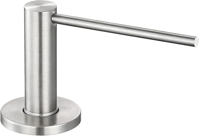 Soap Dispenser for Kitchen Sink Brushed Nickel GAPPO Stainless Steel Countertop Pump Hand Lotion Built in Bottlend Lotion Built in Bottle by GAPPO