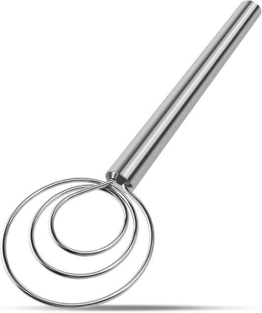 Danish Dough Whisk Stainless Steel Hook Dutch Bread Mixer Hand Tool for Sourdough Baking Making Blending Pastry Pizza by Agttete