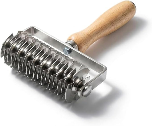 Lattice Pastry Cutter, Professional Lattice Roller for Pie & Beef Wellington, Sharp Multi-Blade Dough Cutter for Even Decorative Crusts, Easy-Clean Baking Gift for Home Bakers by RWIXR