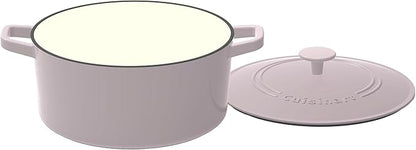 Cuisinart Chef's Classic Enameled Cast Iron Round Covered Casserole (Gray, 5- Quart) - Image 2
