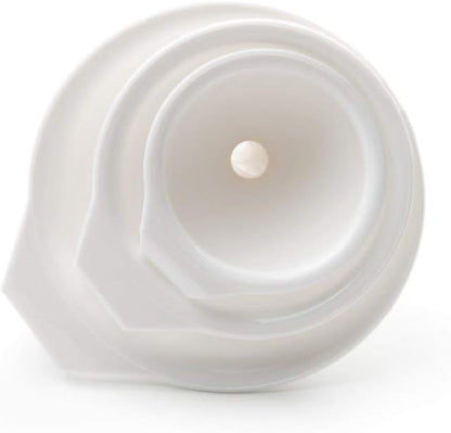 Fox Run, 4.75 x 6 x 9.5 inches, White Plastic Funnel