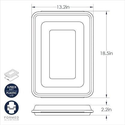 Nordic Ware Naturals Half Sheet with Lid