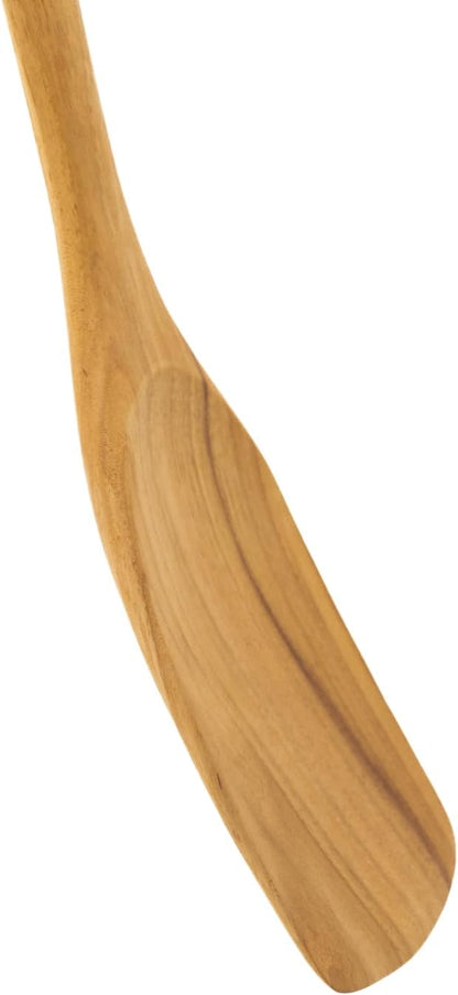 FAAY 15 Inches Wok Spatula, Long Handle Stir fry Paddle, Turner, Handcrafted from High Moist Resistance Teak Wood for Non Stick Cookware - Image 3