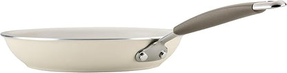 Rachael Ray Cucina Ceramic Cookware Set - 13 Pieces - Ceramic Pots and Pans Set w/Nonstick Frying Pans, Saute Pan, Saucepans, Stockpot, Lids, Pan Protectors & Cooking Utensils - Almond - Image 12