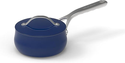 Cuisinart Culinary Collection Nonstick 1 Qt. Saucepan + Cover, Sapphire - Image 2