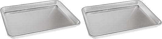 Fat Daddio's SP-QTR Natural Aluminum Quarter Sheet Pan (Pack of 2)