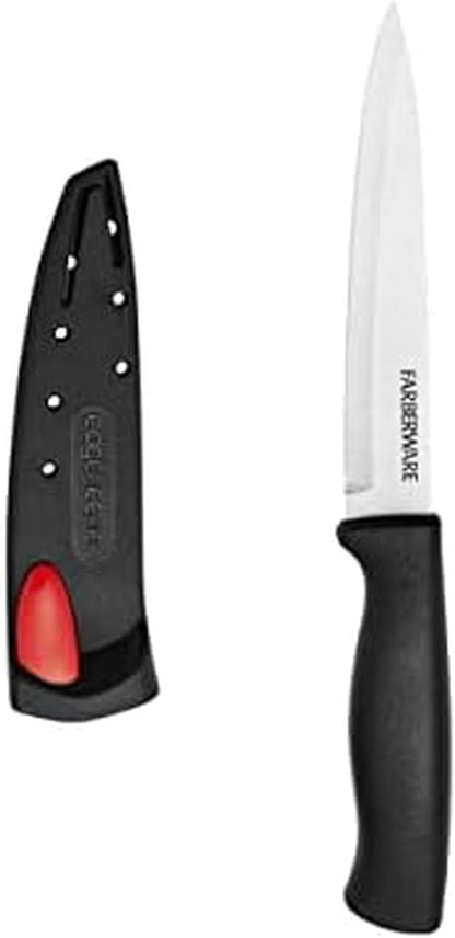 Farberware 5158146 EdgeKeeper Utility Knife, 4.5-Inch, Black by Farberware