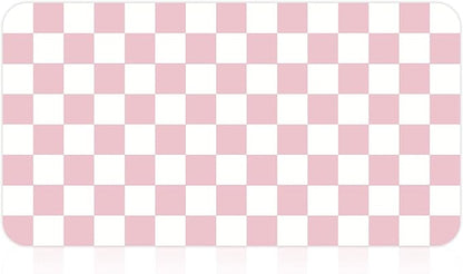 17" x 32" Checkered Dish Drying Mat for Kitchen Counter, Absorbent Coffee Bar Mat for Espresso Machine Coffee Countertops Accessories, Pink - Image 9
