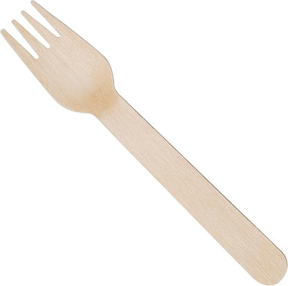 PURPLECLAY Wooden Disposable Forks (300 PCS) FSC Certified Wood Compostable Forks, Eco-Friendly Compostable Utensils for Party, Plastic-Free Wood Utensil, Bamboo Utensils Alternative, Fork for Eating - Image 8