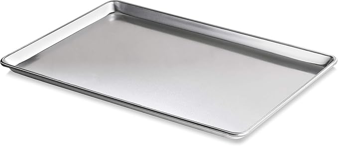 New Star Foodservice Commercial-Grade 18-Gauge Aluminum Sheet Pan/Bun Pan (18 L x26 W x1 H (Full Size) XL Size Measure Oven) by NewStarFoodservice