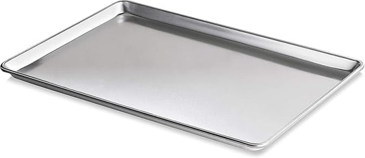 New Star Foodservice Commercial-Grade 18-Gauge Aluminum Sheet Pan/Bun Pan (18 L x26 W x1 H (Full Size) XL Size Measure Oven) by NewStarFoodservice