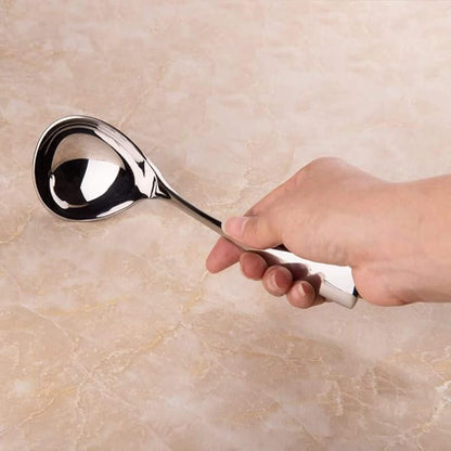 IMEEA 7.6-Inch Small Serving Ladle, 18/10 Stainless Steel Gravy Spoon for Sauce & Dressing