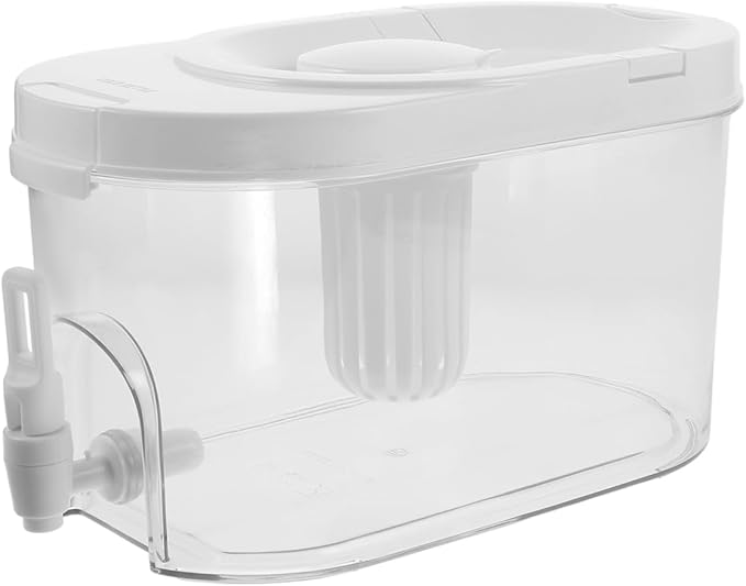 GLEAVI Beverage Dispenser with Spigot: Family Fridge Pitcher - Drink Container for BBQs & Soccer Tailgating (1-Gallon/135oz)