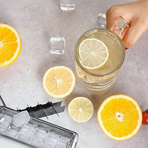 Stainless Steel Ice Cube Trays for Freezer - 18-Slot Metal Ice Trays with Easy Release Handle | Detachable & Dishwasher Safe Ice Cube Molds for Bars, Kitchens, Cocktails