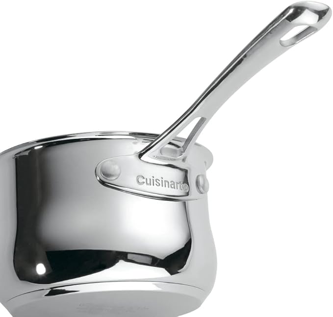 Cuisinart 419-14 Contour Stainless 1-Quart Saucepan with Cover - Image 4