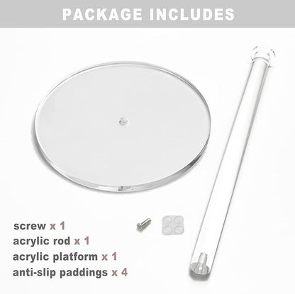Acrylic Paper Towel Holder, Paper Towel Stand for Countertop, Clear - Image 4