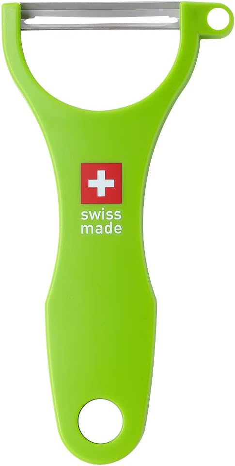 Original Swiss Made Peeler Vegetable&Fruits stainless steel blade Peeler for kitchen (GREEN-Tough skin Peeler)