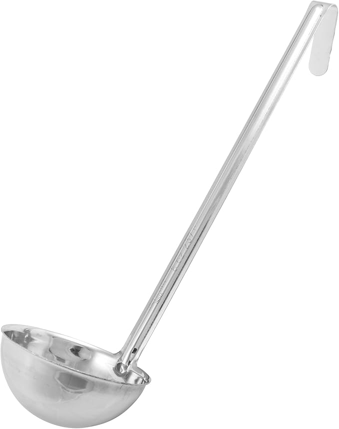 Winco One Piece Stainless Steel Ladle, 10 Ounce, 12.5" by Winco