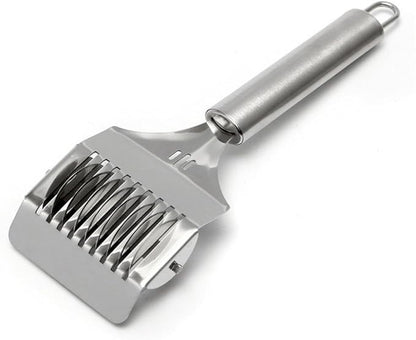 16x7x3.1cm High Grade Stainless Steel Noodle Lattice Roller Docker Dough Cutter Pasta Spaghetti Maker for Kitchen Cooking Tools - Image 3