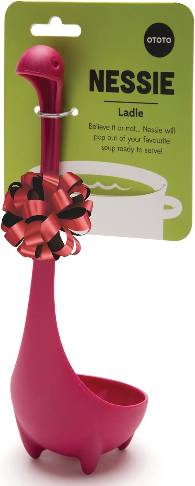 The Original Nessie Ladle by OTOTO - Soup Ladle, Cute Gifts, Funny Kitchen Gadgets, Loch Ness design, Cooking Gifts for Mom - Cute and Practical Kitchen Utensils - Unique Gifts for Women, Mothers Day by OTOTO