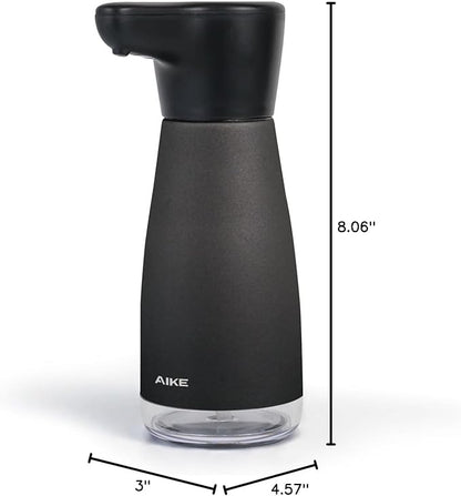 AIKE Magnetic Charging Waterproof Automatic Soap Dispenser for Liquid Soap Anti-Fingerprint Black Coating 14fl.oz. Model AK1337 - Image 7