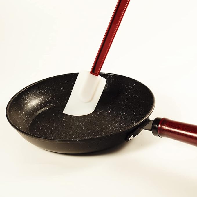Silicone Rubber Spatula Set of 3, 14 Inch High Heat Commercial Spatula (3 Scrapers) - Image 3
