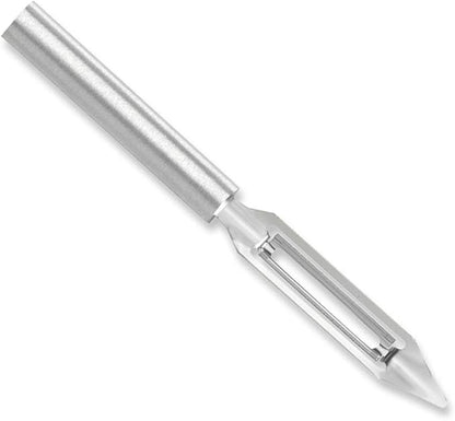 Rada Cutlery Vegetable Peeler (R132), 1.75" Stainless Steel Swiveling Blade, Silver Handle, Pack of 6 by RadaCutlery