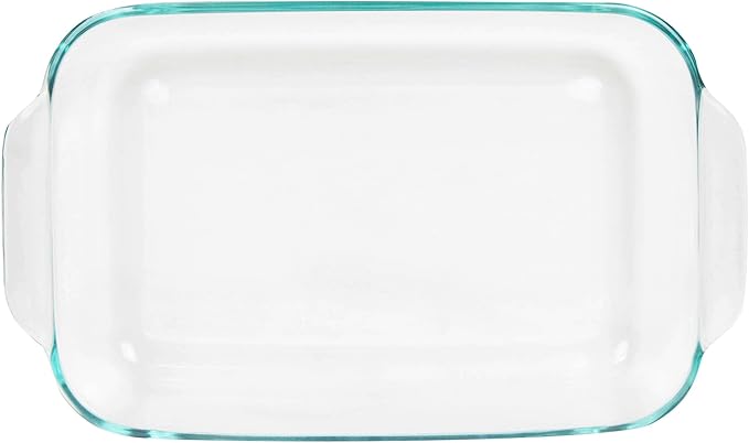 Pyrex Basics 2 Quart Glass Oblong Baking Dish, Clear 11.1 in. x 7.1 in. x 1.7 in. - Image 6