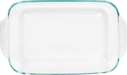 Pyrex Basics 2 Quart Glass Oblong Baking Dish, Clear 11.1 in. x 7.1 in. x 1.7 in. - Image 6