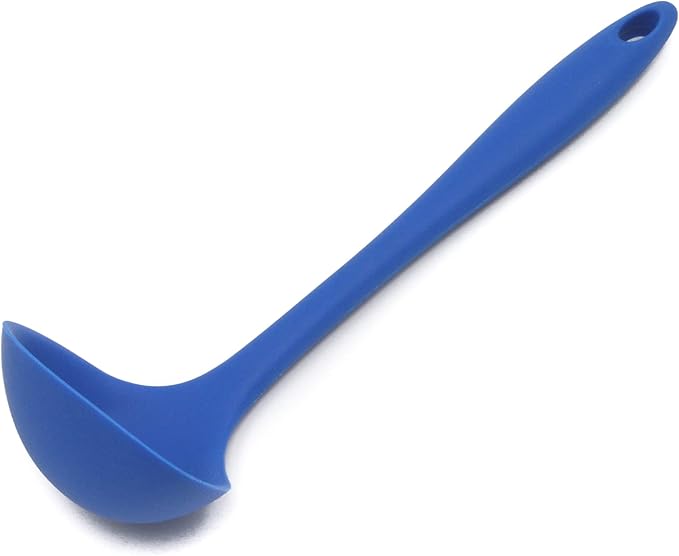 Chef Craft Premium Silicone Cooking Ladle, 11.25 inch, Blue by ChefCraft