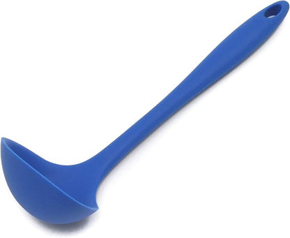Chef Craft Premium Silicone Cooking Ladle, 11.25 inch, Blue by ChefCraft