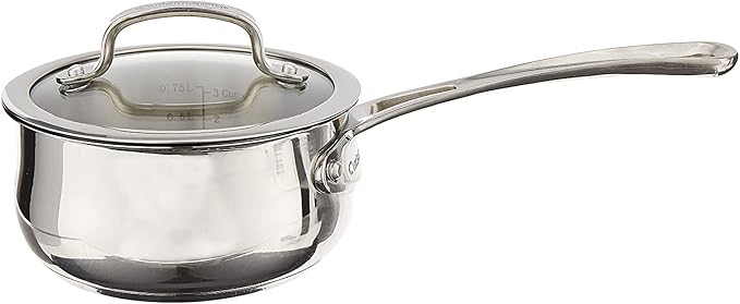 Cuisinart 419-14 Contour Stainless 1-Quart Saucepan with Cover - Image 2