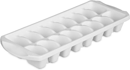 Sterilite Stacking Ice Cube Tray, Save Space and Stack Trays in Freezer - White, 12-Pack - Image 6