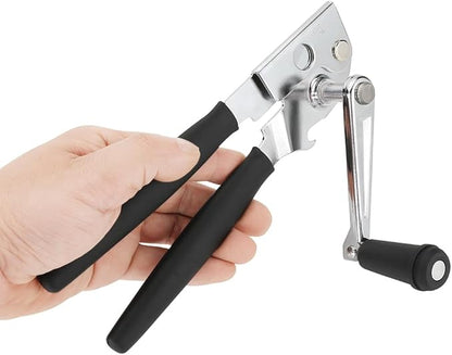 Manual Can Opener with Soft Handles,Commercial Can Openers Heavy Duty, Ergonomic Easy-Turn Crank for Seniors,Industrial Can Opener for Restaurant - Image 6