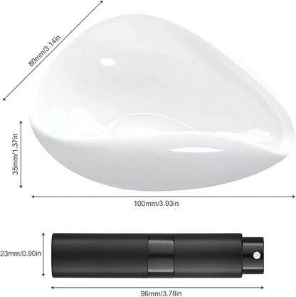 Coffee Bean Dosing Cup and Spray Bottle Set, Coffee Bar Espresso Accessories, Ceramic Dosing Vessel/Single Dose Measuring Tray Kit, Ceramic Single Dosing Tray For Coffee or Tea, Coffee Lover Gifts - Image 6