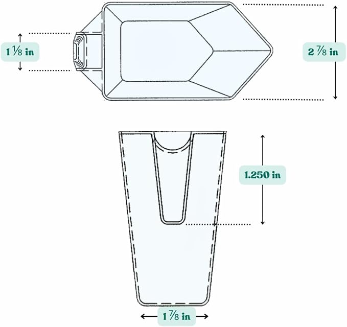 2 Cup (1 Pint | 16 Oz. | 500 mL) Scoop for Coffee, Protein Powder, Pet Food, Spices, Grains and Dry Goods – Plastic Food-Grade, BPA-Free Measuring Cup (Pack of 1) - Image 3