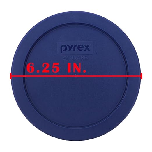Pyrex 7201-PC 4 Cup Blue Food Storage Replacement Lid (2-Pack) - Made in USA - Image 7