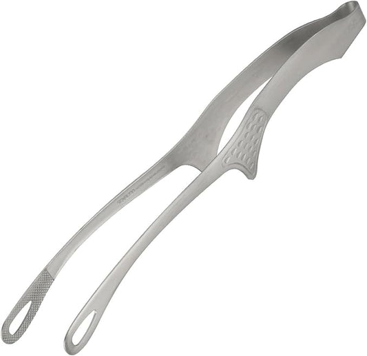 Shimomura 42497 Smart Kitchen Tongs, Large with Floating Tips, No Dirt, Made in Japan, Easy to Grab, Outdoor, Dishwasher Safe, Yakiniku, Fried Food, Total Length 10.2 inches (26 cm), Nippon Chopsticks by %E4%B8%8B%E6%9D%91%E4%BC%81%E8%B2%A9