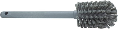SPARTA 12 Inch Bottle Brush with Polyester Bristles and Plastic Handle, Color Coded, Large Round Head Cleaner for Bottles Jars and Food Service Equipment, Gray